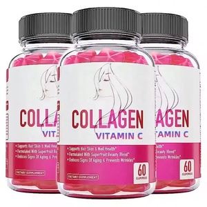 Complément alimentaire en gommes de collagène OEM ODM, gommes multivitaminées, vitamines pour les cheveux, la peau et les ongles, pour femmes et hommes - Product Image 1