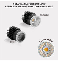 DC 24V Venta directa de fábrica Ra90 Foco COB empotrado 12W MR16 Módulo LED GU10 Downlight
