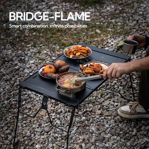 Igt Camping Stoel En Tafel Set Outdoor Opvouwbare Koffie Koreaanse Bbq Grill Tafel Outdoor Opvouwbare Campingrek Tafel