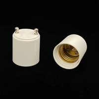 Adaptador de lámpara a prueba de fuego, portalámparas de conversión de GU24-E26, Mini enchufe de GU24-E27, altura de 38,5 MM, productos terminados
