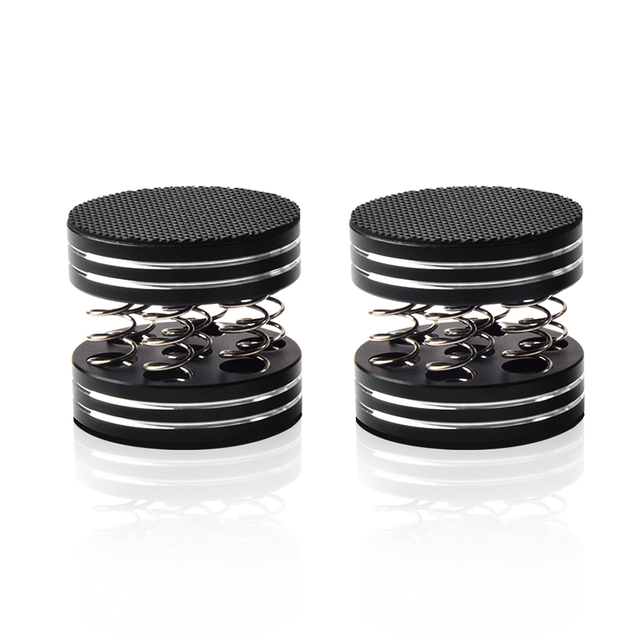 4PCS ATAUDIO Aluminium Alloy Shock Spikes Spring Damping Pad HIFI Audio Stand Feet Speaker Spike Audio CD Amplifier Foot Pad