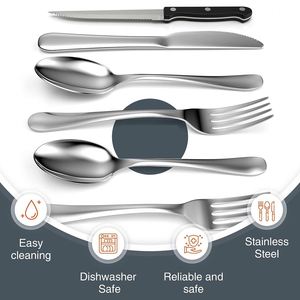 Wholesale Gold Plated Matte Flatware Bulk Spoons Forks and Knife Stainless Steel Gold Plated Silverware Cutlery <b>Set</b> <b>for</b> Wedding - Product Image 5