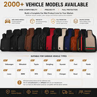 Tapis de sol antidérapants pour voiture, imperméables, sur mesure, protection intégrale de l'intérieur, pour Toyota Yaris L 2015+