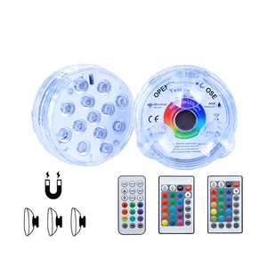 Lampes LED submersibles étanches IP68, alimentées par batterie, à changement de couleur, pour piscine, avec télécommande - Product Image 4