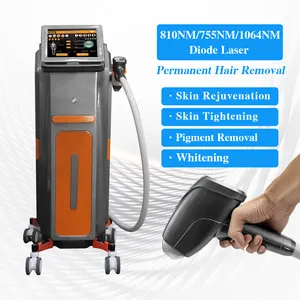 Best Selling High Power 810nm Diode Laser Hair Removal Machine 3 Wavelength 808 Diode Laser Permanent Hair Removal Machine