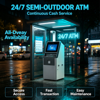 Cajero Automático de Alta Velocidad para Depósito y Retiro de Efectivo, Reciclador de Billetes de Múltiples Denominaciones, Kiosco Bancario de Autoservicio