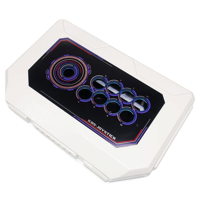 Empty Plastic & Metal Arcade Box DIY Gaming Case with Joystick Set Kit Replacement for Arcade Game Console Cabinet Controller