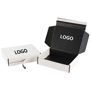 Bande adhésive personnalisée déchirable boîte postale ouverte d'expédition en <span class=keywords><strong>carton</strong></span> <span class=keywords><strong>auto</strong></span>-scellante pour l'emballage de produits électroniques grand public - Product Image 1
