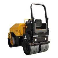RWYL82 Compacteur vibrant combiné autoporté 3 tonnes avec moteur diesel Yanmar et pneus arrière en caoutchouc