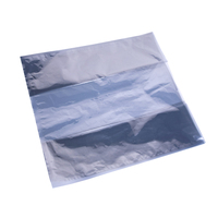 Sac de protection rfid en plastique Pe antistatique, personnalisé, argenté, thermoscellé
