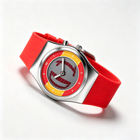 Montre de luxe à quartz numérique pour hommes et femmes avec bracelet en silicone, chiffres décoratifs clignotants, logo personnalisé, sport, plusieurs couleurs