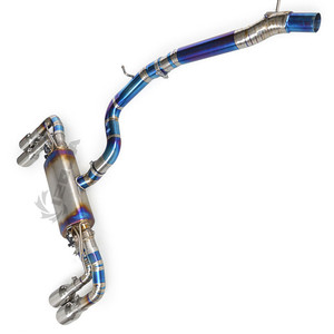 Sistema de Escape Catback de Titanio para Volkswagen <span class=keywords><strong>Golf</strong></span> <span class=keywords><strong>7</strong></span> 8 <span class=keywords><strong>GTI</strong></span> 1.4T 2.0T 2014-2023 <span class=keywords><strong>Performance</strong></span> - Product Image 1