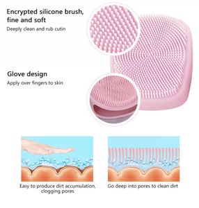 Nouveau gant souple <span class=keywords><strong>Silicone</strong></span> <span class=keywords><strong>visage</strong></span> nettoyant <span class=keywords><strong>brosse</strong></span> de lavage gommage <span class=keywords><strong>Silicone</strong></span> <span class=keywords><strong>visage</strong></span> épurateur exfoliant <span class=keywords><strong>brosse</strong></span> - Product Image 2