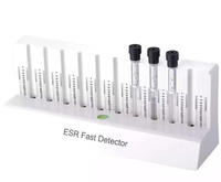 Support de test ESR en plastique résistant aux produits chimiques, compatible avec les tubes ESR de 128 ml, 10 trous, fourni par le fabricant