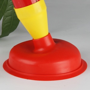 Desatascador de inodoros de alta presión con succión de aire, cinta de acero TPR, cabezal pequeño, para cocina, un solo disparo, desatascador de tuberías, modelo 829 - Product Image 4