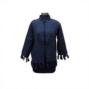 เสื้อกันหนาวแฟชั่นใหม่ ฟรีไซส์ ปักลาย ถักจากผ้าฝ้าย เป็นมิตรต่อสิ่งแวดล้อม ระบายอากาศได้ดี ติดกระดุม หนา โดดเด่น แขนเสื้อแบบปกติ - Product Image 1