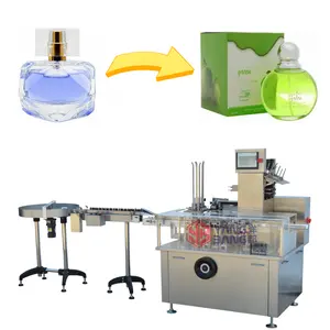 Botella de vidrio Caja de perfume Máquina de embalaje Máquina de encuadernación automática Caja de papel Máquina plegable y de cierre
