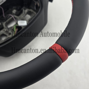 The Most Popular Leather Red Stripe Stitching for Ford Focus Kuga Classic Car Steering <b>Wheel</b> - Product Image 3