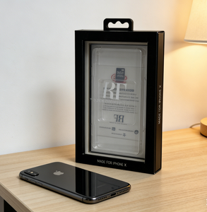 Boîte d'emballage transparente pour iPhone X avec fenêtre en PVC, boîte de vente au détail rigide conçue pour iPhone X, design haut de gamme, impression UV - Product Image 6