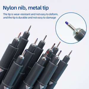 Usine Artiste Professionnel Dessin Conception Fineliner Marqueurs À Base D'huile Croquis Caricature Pinceau Fineliner Conseils Calligraphie Stylos - Product Image 4