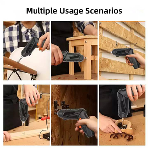 Rechargeable Lithium Battery LED Light <b>DIY</b> Electric Screwdriver <b>Kit</b> 46-Piece Bits 3.6-4.2V Voltage 2N.M Torque Portable - Product Image 6
