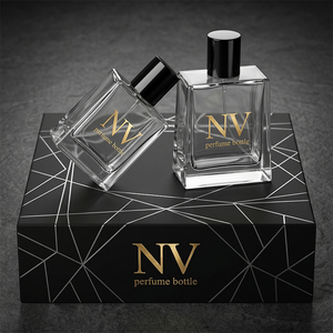 Flacons de parfum carrés à fond épais et encastré, vides, pour pulvérisation, emballage en vrac, <span class=keywords><strong>Dancy</strong></span> - Product Image 2