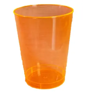 12oz Neon Cups, Soft Plastic - 4 Assorted Colors - Party Direct