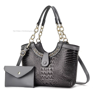 Wholesale Trendy Ladies PU Leather Women Shoulder Crossbody Bags Set Luxury Women Handbags for Women's Tote Bags - Product Image 3