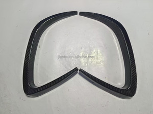 Parachoques trasero de fibra de carbono seco, divisores de ventilación de aire para maletero para Benz Clase <span class=keywords><strong>E</strong></span> C238 Coupe Sport 2021-2023 FRP, alerón trasero Canards - Product Image 2