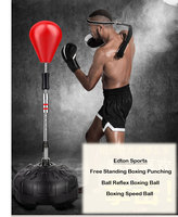 Conception personnalisée debout libre spinning boxe sac de boxe rotatif sac de boxe vitesse de balle et longeron bar