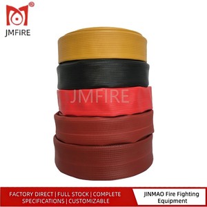 Manguera Contra Incendios de PVC+NBR de 1.6MPa y 80mm, Reforzada con Poliéster, Resistente al Desgaste y a las Perforaciones, para <span class=keywords><strong>Rescate</strong></span> y Bomberos, OEM MED - Product Image 2