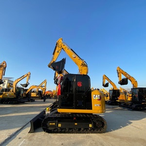 Excavadora Hidráulica Mini CAT307E2 de 7 Toneladas, Marca Caterpillar, Fabricada en Japón, a Bajo Precio, Retroexcavadora, 43KW, Capacidad de Cucharón de 0.31m, 6800kg - Product Image 1