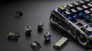 <span class=keywords><strong>Clavier</strong></span> mécanique sans fil GravaStar Mercury K1 75% 2025, nouveau, original, design exosquelette en alliage d'aluminium pour les joueurs professionnels - Product Image 4