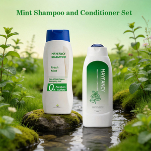 Set Famiglia Shampoo e Balsamo alla Menta <span class=keywords><strong>Botanica</strong></span> Rinfrescante con Estratto di Menta, Antiforfora, Lenisce il Cuoio Capelluto Pruriginoso, Senza Solfati - Product Image 3