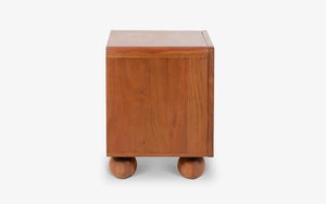 Mesita de noche de madera de lujo con acabado premium y calidad de construcción superior - Product Image 6