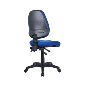 Foshan Modern ucuz ergonomik igo toplantı iş ev mobilya döner mavi kumaş 5 yıldız görev büro sandalyeleri