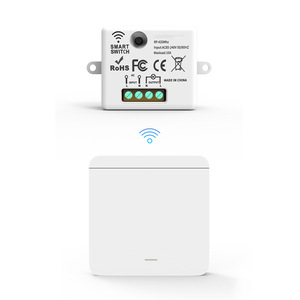 RF433 điều khiển từ xa chuyển đổi không có hệ thống dây điện yêu cầu 86 loại hộ gia đình bảng điều chỉnh cho qua biên giới 100-240V Ánh Sáng Cố Định Mã - Product Image 6