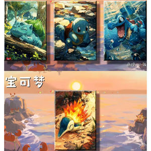 Cartes Pokémon dessinées à la main PY KY Studio, cartes rares personnalisées, cartes d'anime, cartes de bébés elfes, décoration d'anniversaire, cadeau, vente en gros, jeu de société - Product Image 3