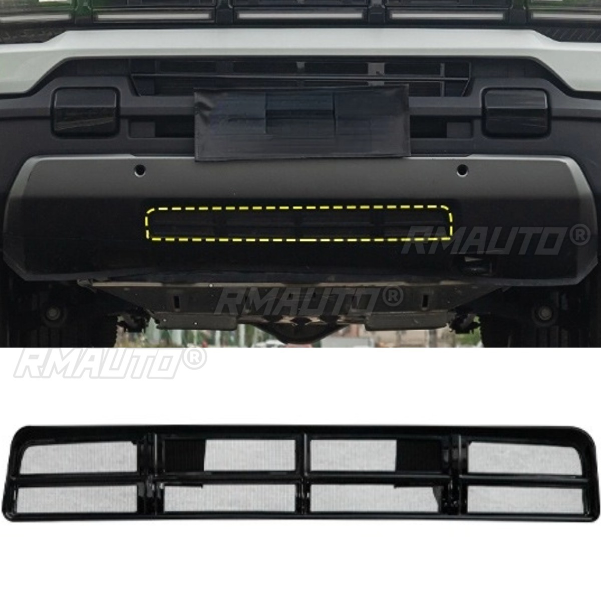 Bottom insect net Matte Black