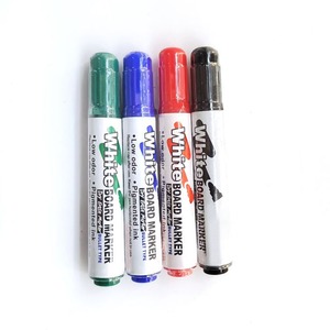 Marcadores para Pizarra Blanca con Punta de Bala, Caja de 12 Piezas, Negro, Rojo, Verde, Azul, Tinta a Base de Alcohol de Borrado en Seco para Escribir en Pizarra Blanca - Product Image 1