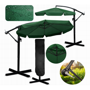 Hot <strong>Sale</strong> Outdoor <strong>Parasol</strong> 3m-commercial-market-umbrellas Summer Steel <strong>Garden</strong> Patio Umbrella Windproof Sun Protection with Base - Product Image 1