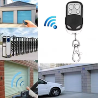 Haute qualité 433MHz ABS télécommande porte-clés Duplication clonage Code roulant pour porte porte de Garage voiture et usage domestique 3V