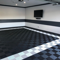 Luxus-Vinyl Neues Modell ohne Spritzguss-Punkt PP Garagen-/Werkstatt-/Lagerhallen-Bodenfliesen, PVC-Bodenfliesen für Garagen