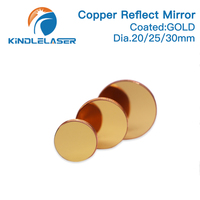Miroir réflecteur cuivre Dia. Lentille laser Co2 20/25/30/38mm Thk 3mm pour machines de gravure et de découpe laser