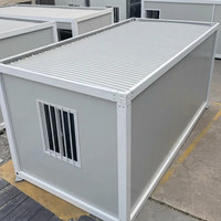 Maison conteneur métallique contemporaine de luxe, préfabriquée, portable et pliable, facile à installer, extensible, pour ferme, villa, boutique ou entrée