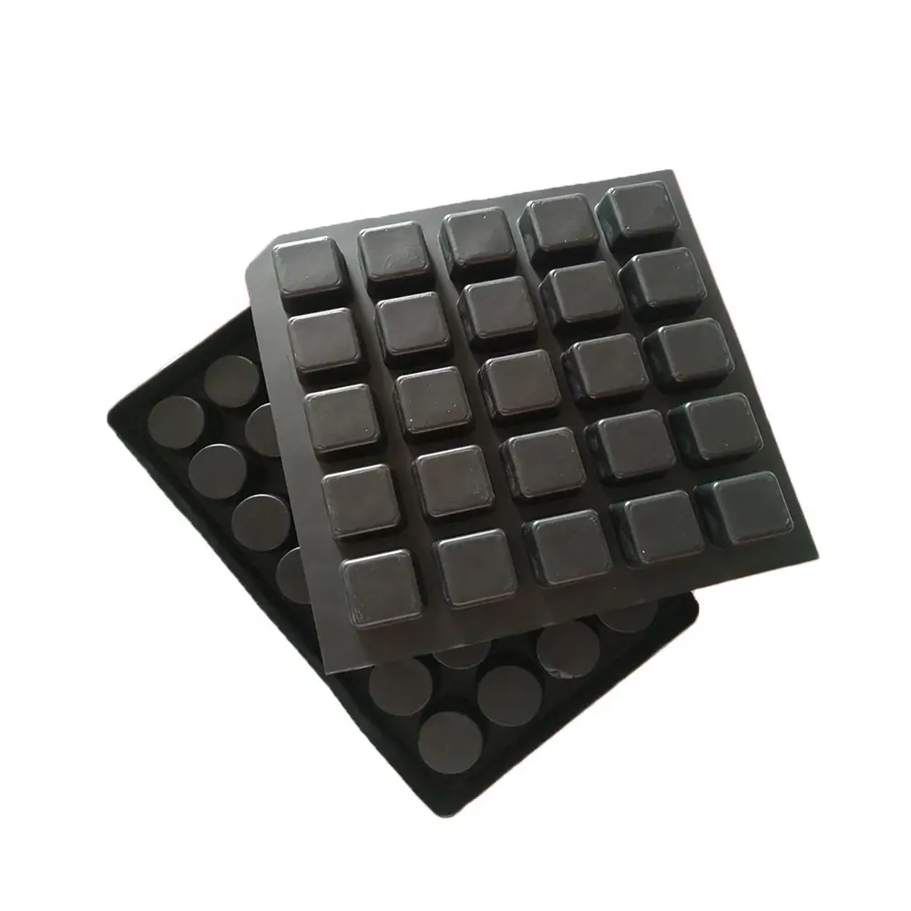 Kunden spezifische Kunststoff-Blister-Tiefzieh-Vakuumsc halen verpackung für Schokolade