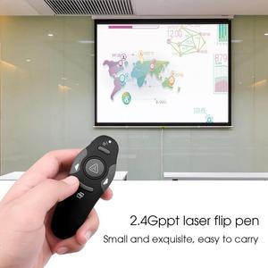 Nhà Máy Giá 2.4GHz RF USB không dây màu đỏ laser trang chuyển PowerPoint Presenter 2.4 Gam điều khiển từ xa - Product Image 6
