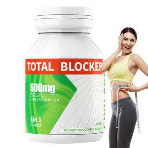 Bloqueur de graisses 6 en 1 Oem Private Label Bloc amincissant post-repas Glucides non désirés Soutien du poids Objectifs de régime aux haricots blancs - Product Image 2