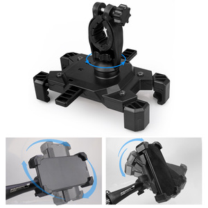 Vendita all'ingrosso di 360 gradi di rotazione in Silicone per bicicletta supporto universale per moto staffa manubrio impermeabile per bicicletta telefono diretto - Product Image 6