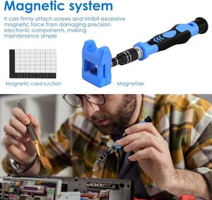 Nouvel ensemble de tournevis 88 en 1 avec manche en acier, outils de réparation de précision pour l'électronique, les smartphones, les ordinateurs et les tablettes - Product Image 4